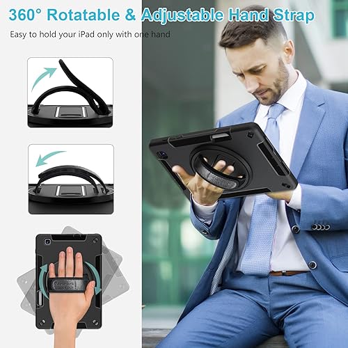 Miniatura 3 de Funda para Galaxy Tab S6 Lite de 10.4 pulgadas 202420222020 funda de TPU de grado militar a prueba de golpes con protector de pantalla - soporte,