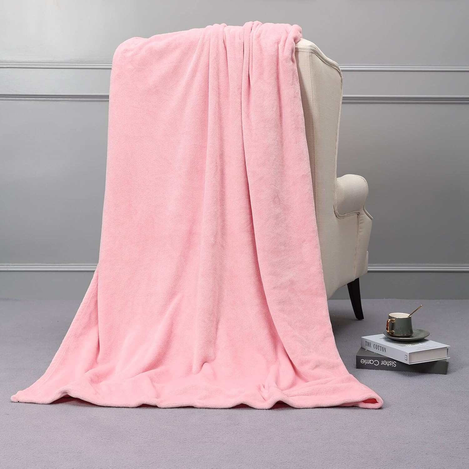 NANPIPER Fleece Blanket King Size, Super Soft & Warm