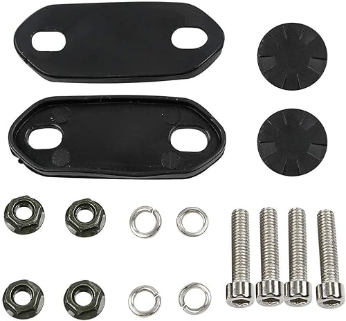 Miniatura 5 de TCT-MOTORPARTS Espejos retrovisores negros aptos para Kawasaki ZX6R ZX636 2013-2025 300 EX300 2013-2017 ZX4RR ZX-4RR ZX-25R 2022-2025