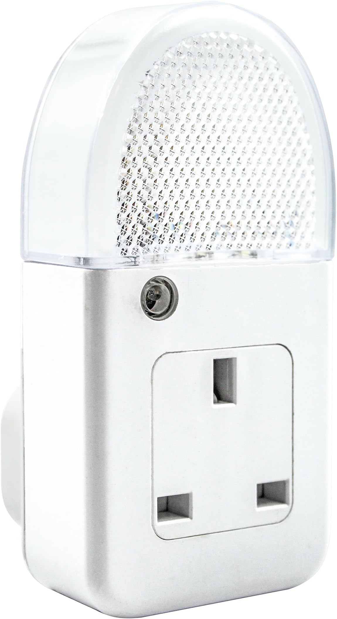 Uni-Com Plug-Through Night Light with Dusk to Dawn Sensor, Energy Saving Long Life LEDs, Soft Light for Children’s Rooms, Bedrooms, Stairways & Hallways