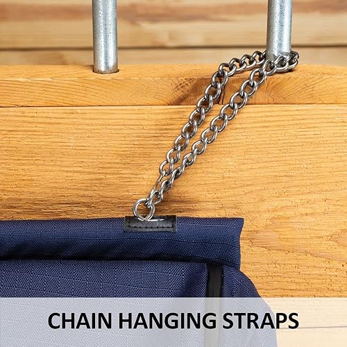 Miniatura 5 de Dura-Tech Bolsa frontal resistente al agua de 2 bolsillos  Solución de organización estable de color azul marino  Diseño de doble bolsillo para