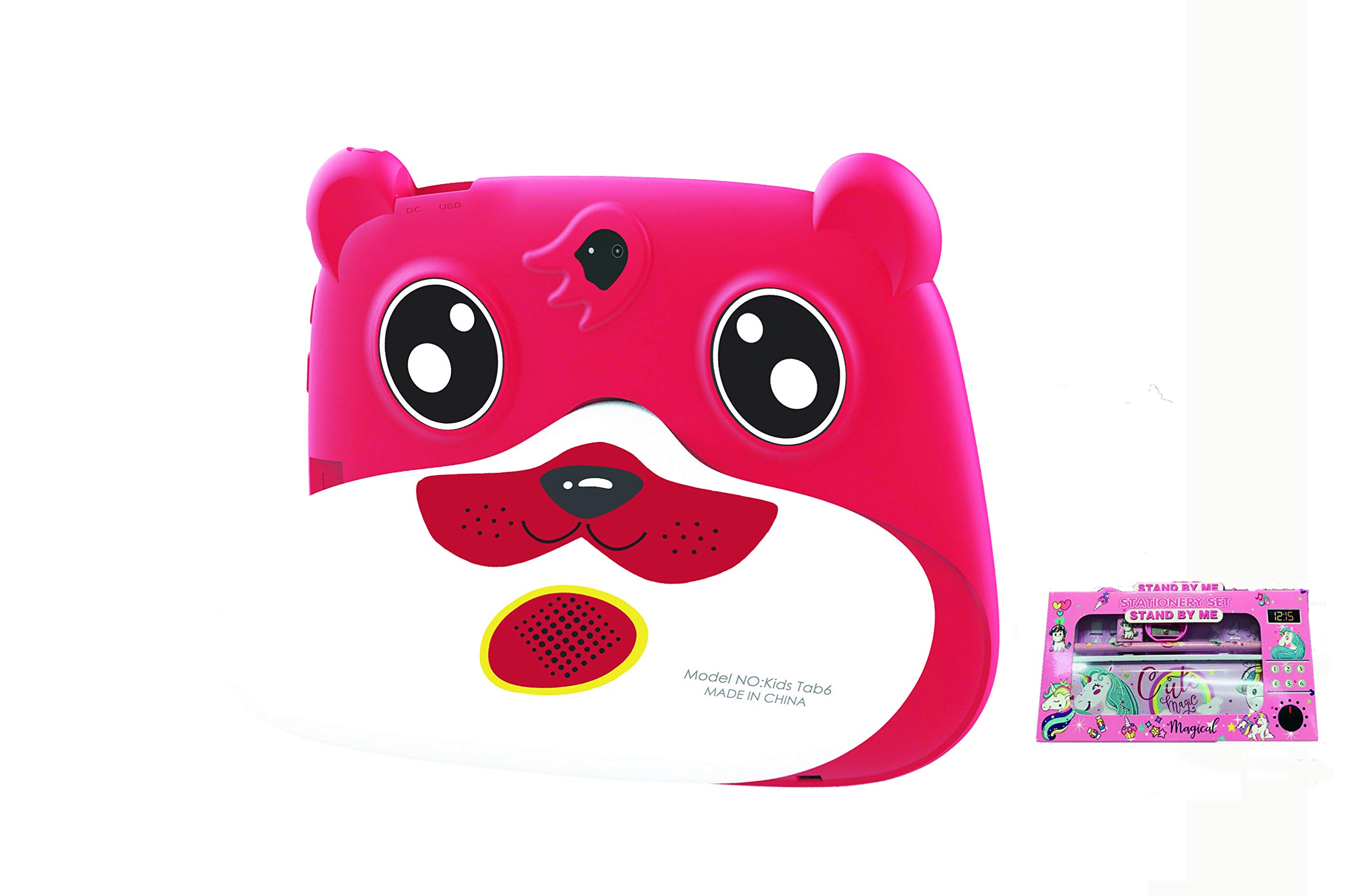 Lenosed Kids Tab6 Tablet 7 inch 16GB rom 2GB ram Wi-Fi Dual Core Dual Camera With Gift (red)