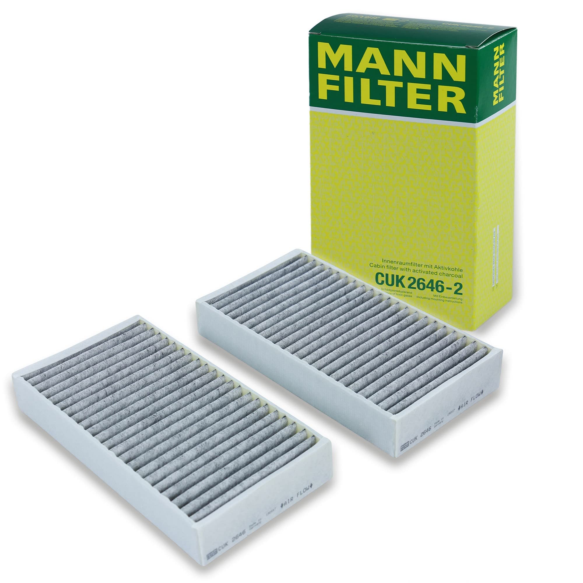 MANN-FILTER Mann Filter CUK 2646-2 Carbon Activated Cabin Filter