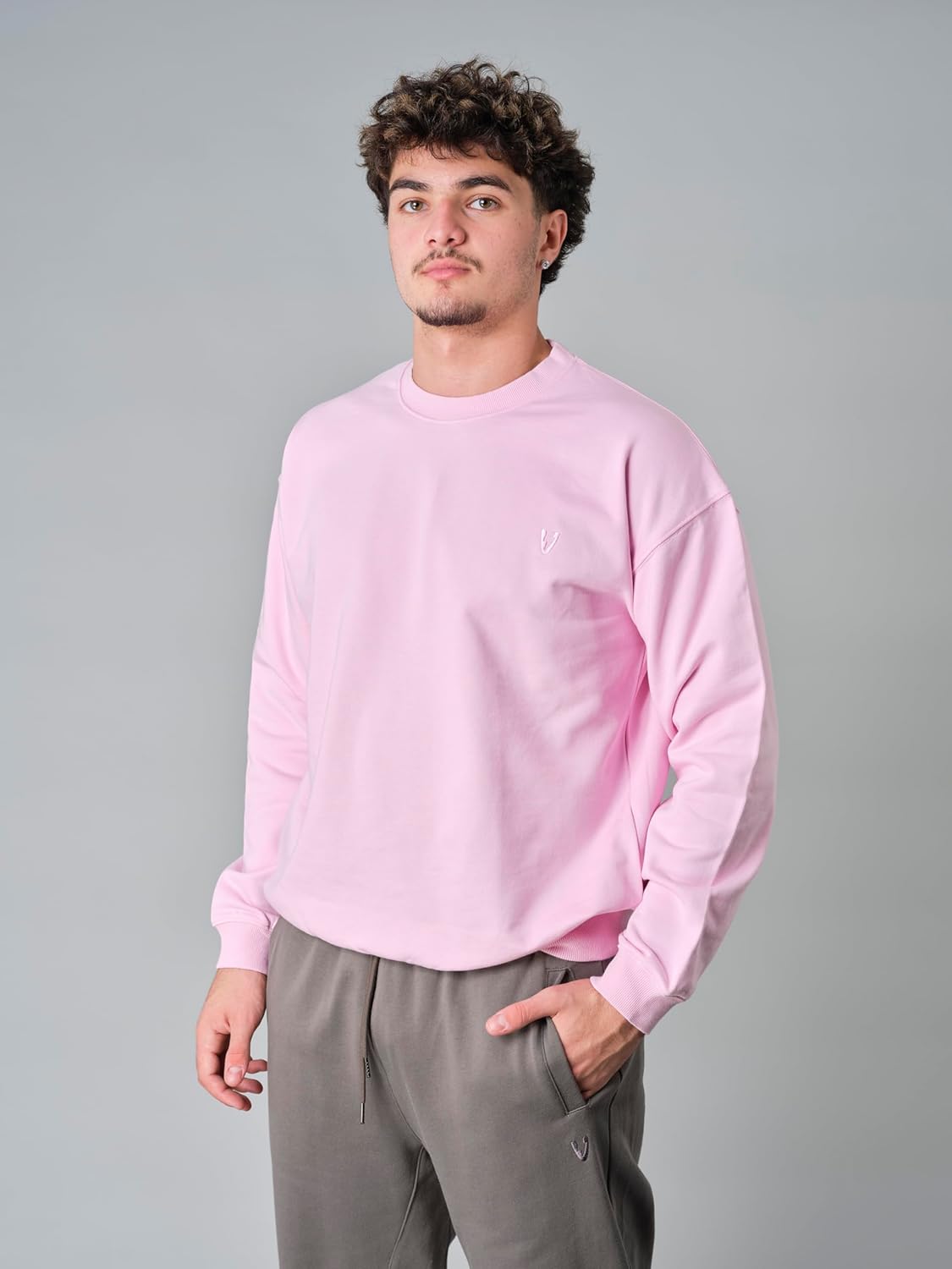 VarietyAthletics Mens French Terry Cotton Athletic Everyday Crewneck Sweatshirt Blouse