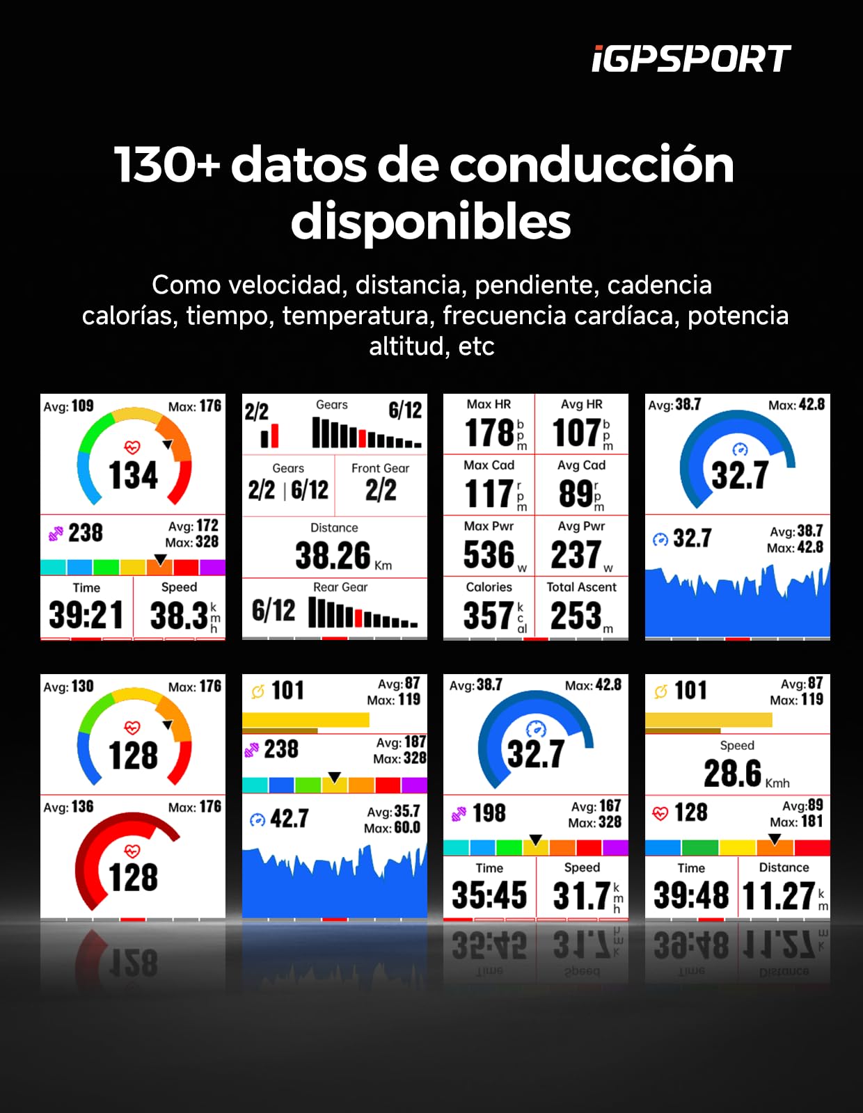 iGPSPORT BSC300T GPS Bicicleta,Navegación con Mapa Pantalla Táctil 2,4'' | Reanudación de Ruta, Cursos de Entrenamiento, Control Di2 y Compatible con Rodillo Inteligente,32GB Ciclocomputador GPS