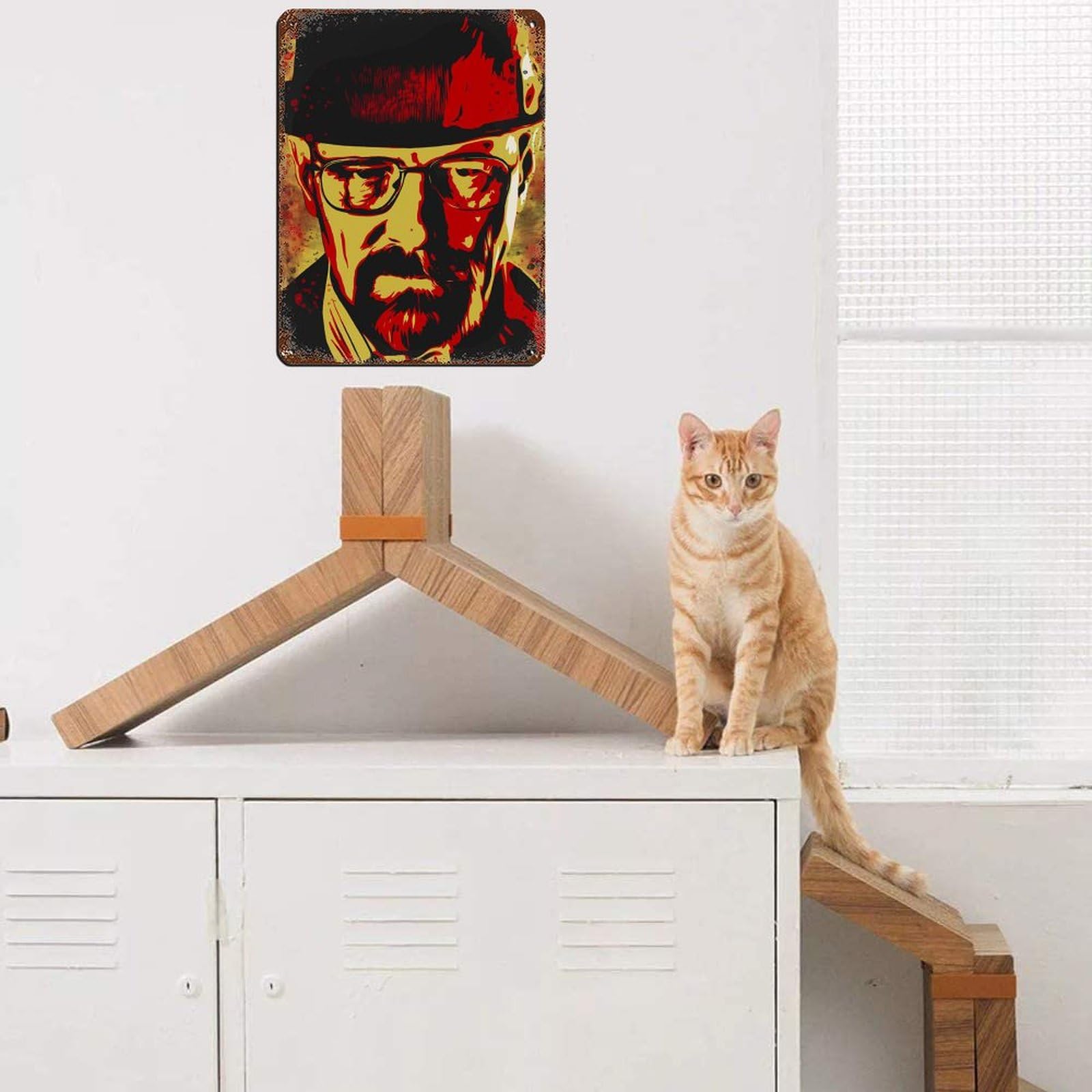 Poster In Metallo Heisenberg 20x30 Cm | Targa Retrò Con Scritta 'Lets Cook' | Decorazione Parete Per Cucina O Bar