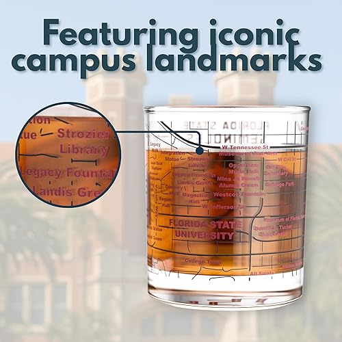 Miniatura 41 de Juego de vasos de whisky de la Universidad de Virginia Occidental (2 vasos de bola baja) – Contiene logotipo de West Virginia Mountaineers a todo