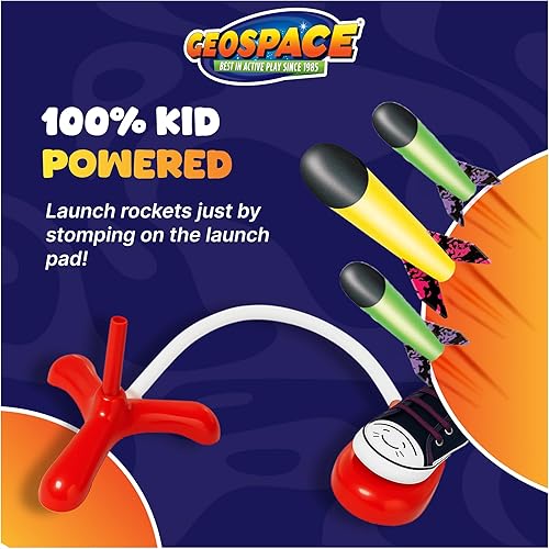 Miniatura 3 de Juego Geospace Jump Rocket - lanzador con 3 cohetes