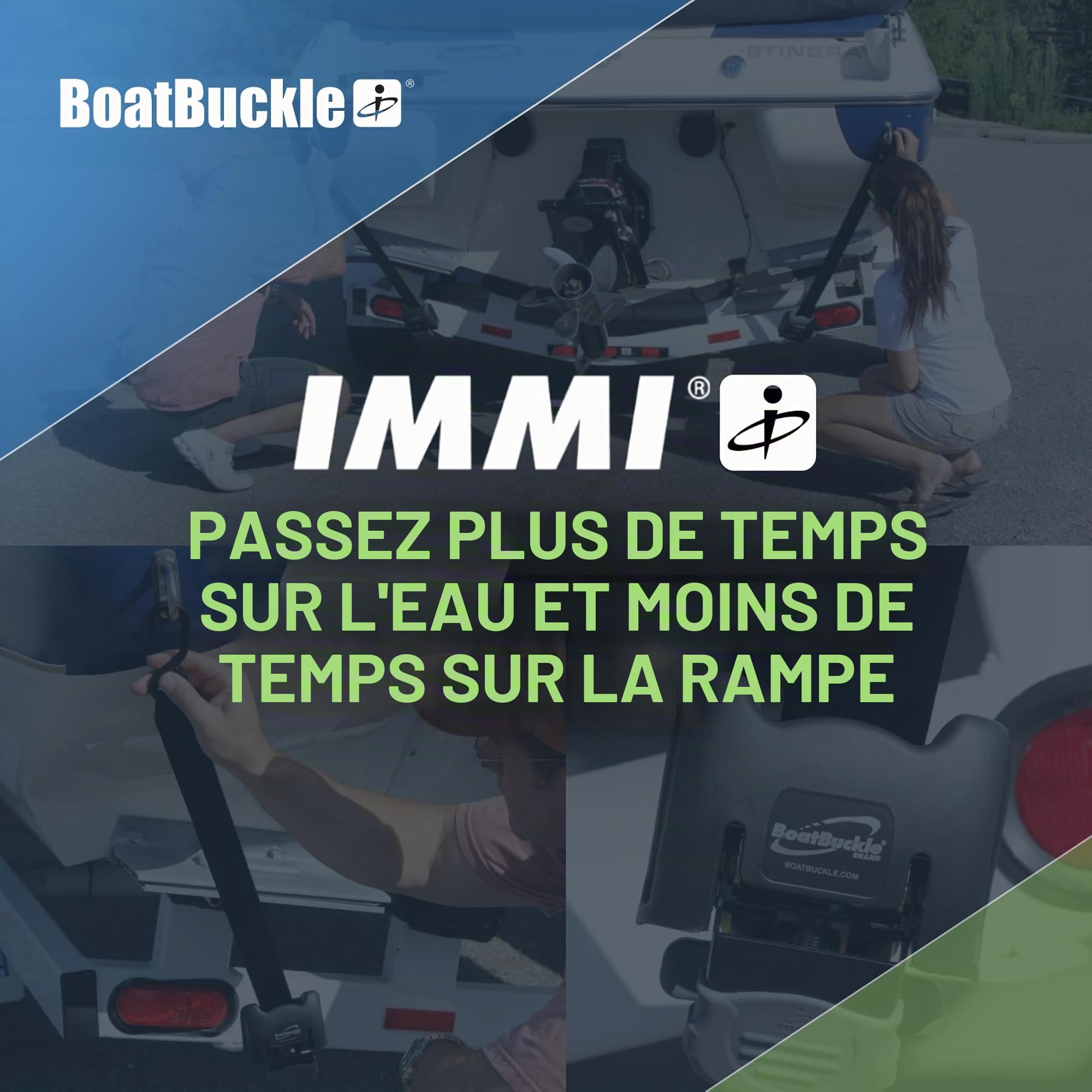 BoatBuckle G2 Nœud Papillon rétractable en Acier Inoxydable