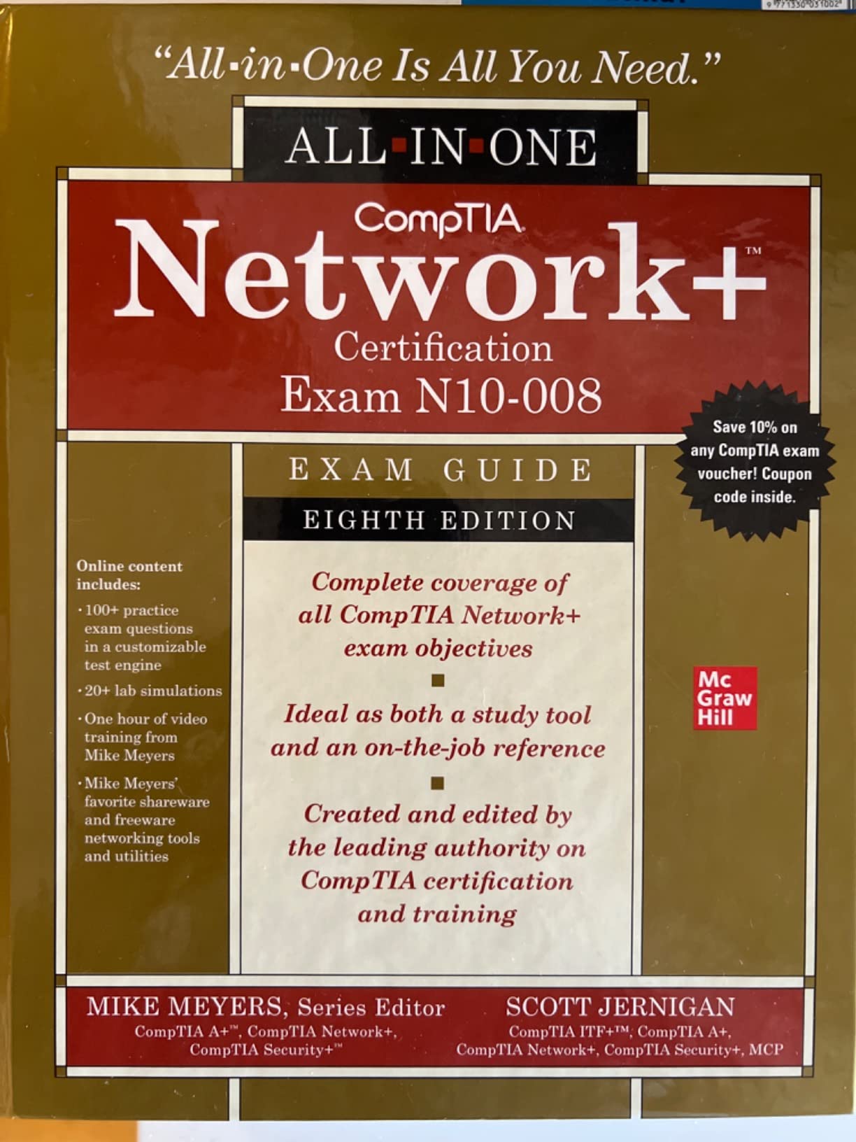 CompTIA Network+ Certification All-in-One Exam Guide (Exam N10-008 ...