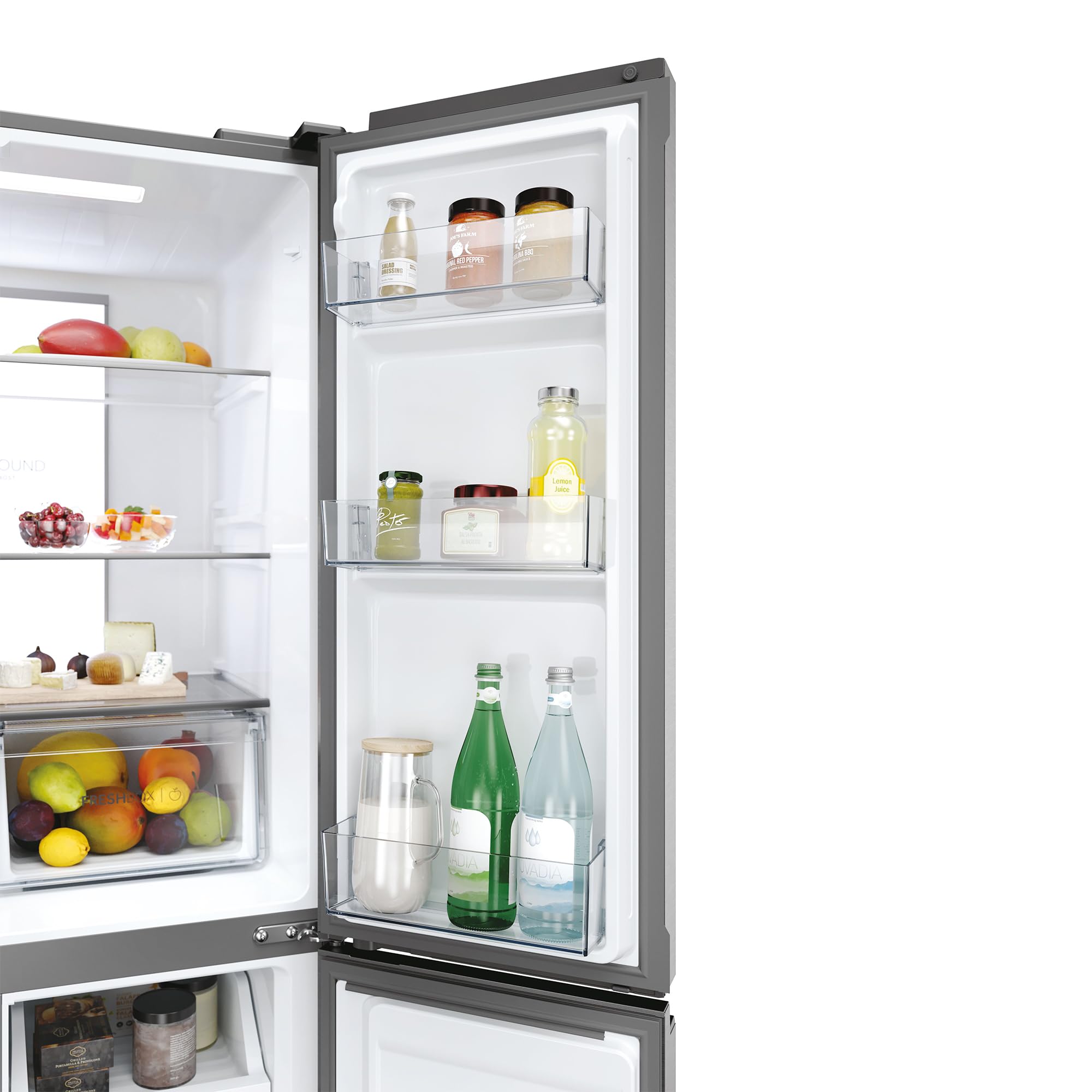 Haier Kühl-Gefrier-Kombination CUBE 83 SERIE 7 HCR7818DNMM, 83 cm Breite, 182 cm Höhe, Fassungsvermögen 467 L, Daylight, HumidityZone, Air Surround