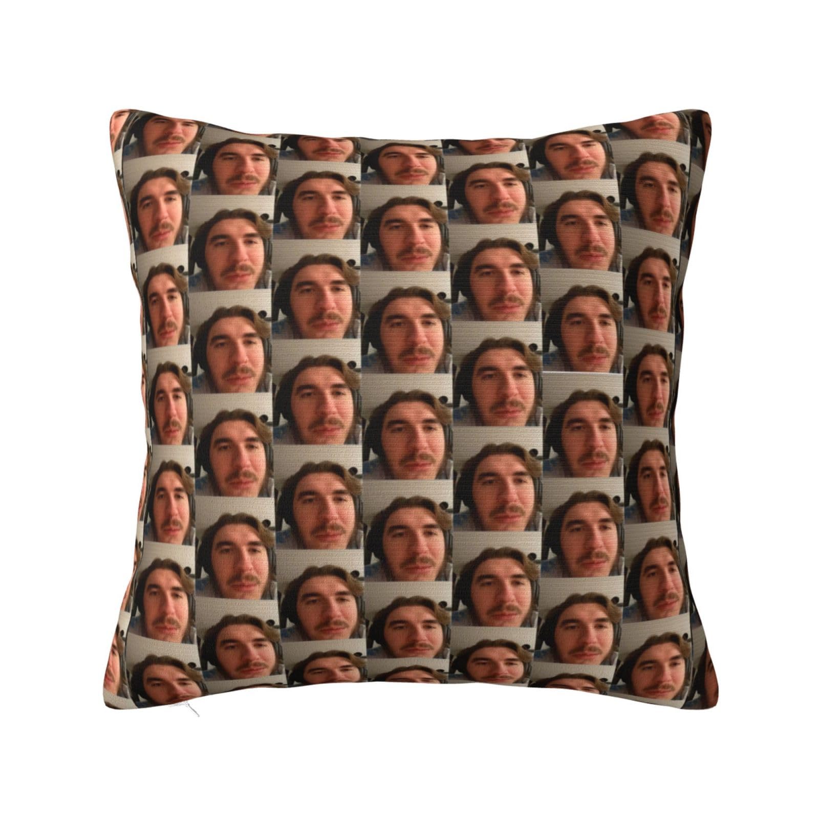 Schlatt Jschlatt Home Decor Pillow Covers 16"X16" Novelty Cozy Soft Cushion Case for Couch Bed Car Living Room