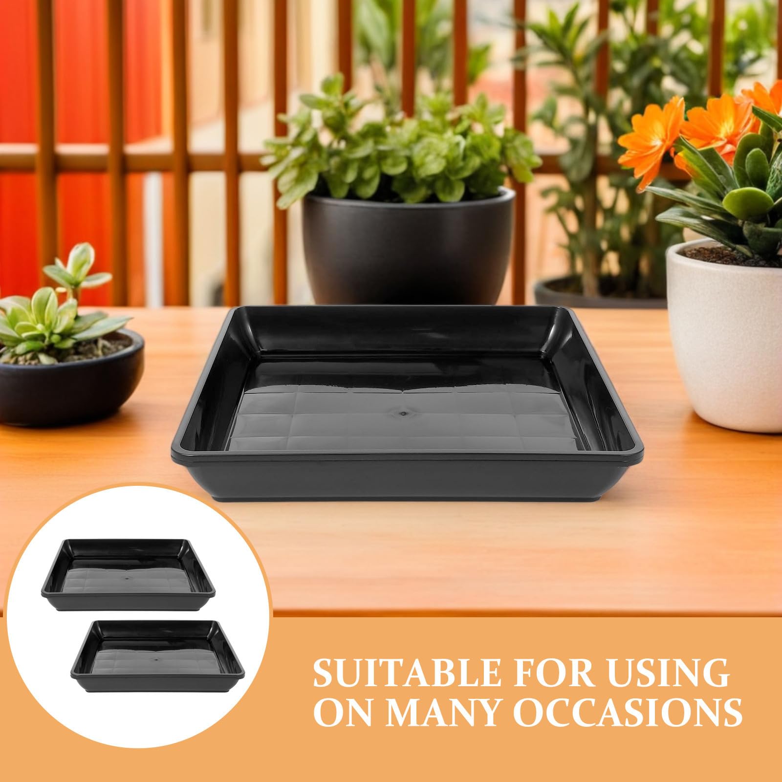 Amazon | Sewroro 植物用排水トレイ 植木鉢受け皿 プラスチック製