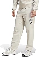 adidas Men's Collegiate Track Pants - Soft Cotton-Blend Fleece, Regular Fit, Side Pockets for Everyday Comfort