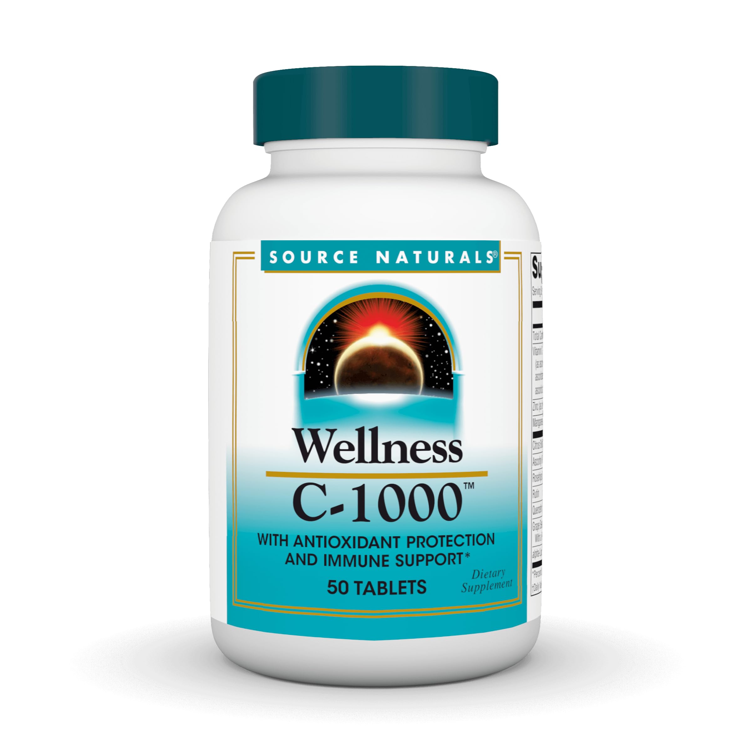 Source Naturals Wellness C-1000, 50 Tablets 50 Count (Pack of 1)