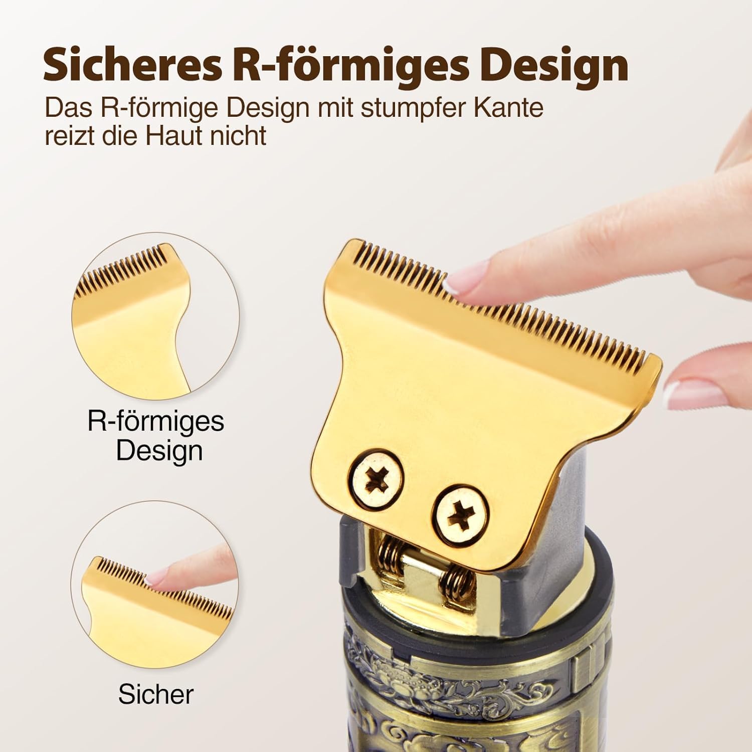 Haarschneidemaschine, Trimmer Barttrimmer Herren LED Anzeige Haartrimmer Herren Konturen Haartrimmer Konturen Haarschneidemaschine Profi Bartschneider Rasierer Haarschneider Hair Clipper