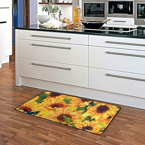 Miniatura 3 de Tapete de cocina antifatiga, antideslizante, absorbente, cómodo, tapete suave para pasillo, entrada, baño, sala de estar, dormitorio, 39 x 20