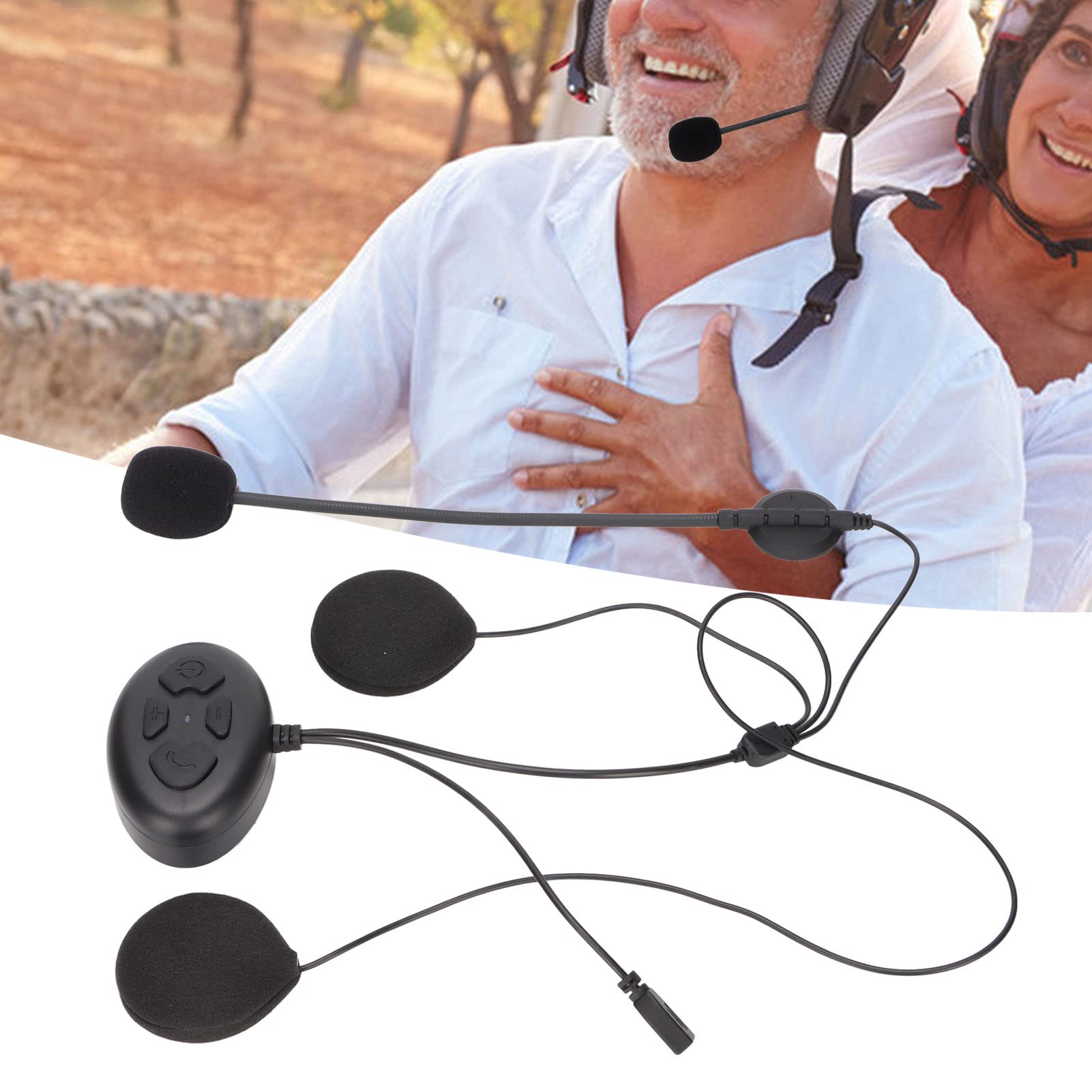 Auricolare Bluetooth per Moto DK12 con Musica Stereo