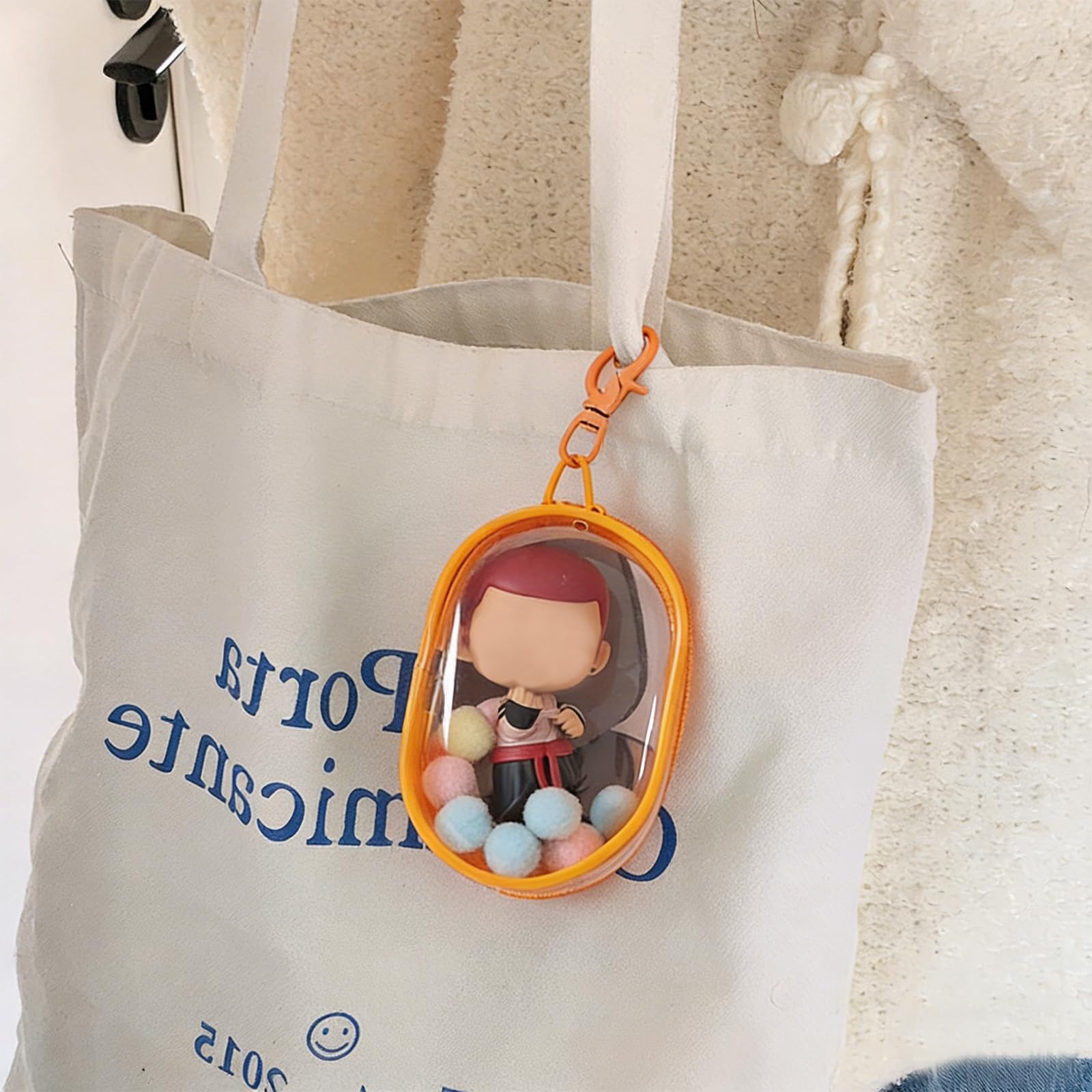 Amazon | Bornoon 推しぬいポーチ 透明 18cm対応 大容量 ぬいぐるみ