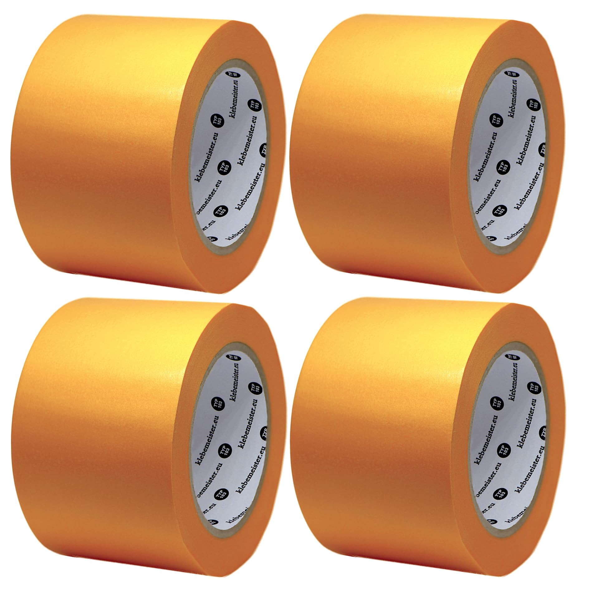 klebemeister Taśma klejąca Goldband 75 mm x 50 m, 4 x rolka