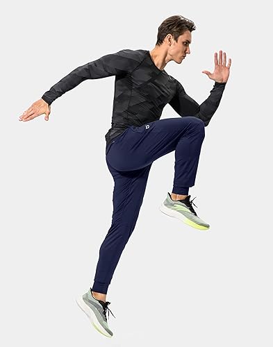 Miniatura 5 de G Gradual - Pantalones deportivos para hombre con bolsillos con cierre, para fútbol, correr y entrenar