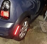 Vista 6 de iJDMTOY Kit de luz de marcador lateral trasero LED rojo con lente semidansparente compatible con MINI Cooper R50 R52 R53 2002-08 1ª