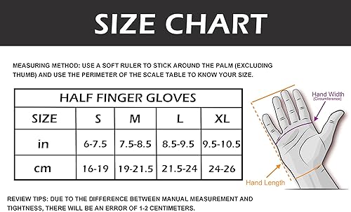 Miniatura 7 de Guantes de conducción sin dedos, de piel sintética, para deportes al aire libre, guantes de medio dedo para hombres, mujeres y adolescentes