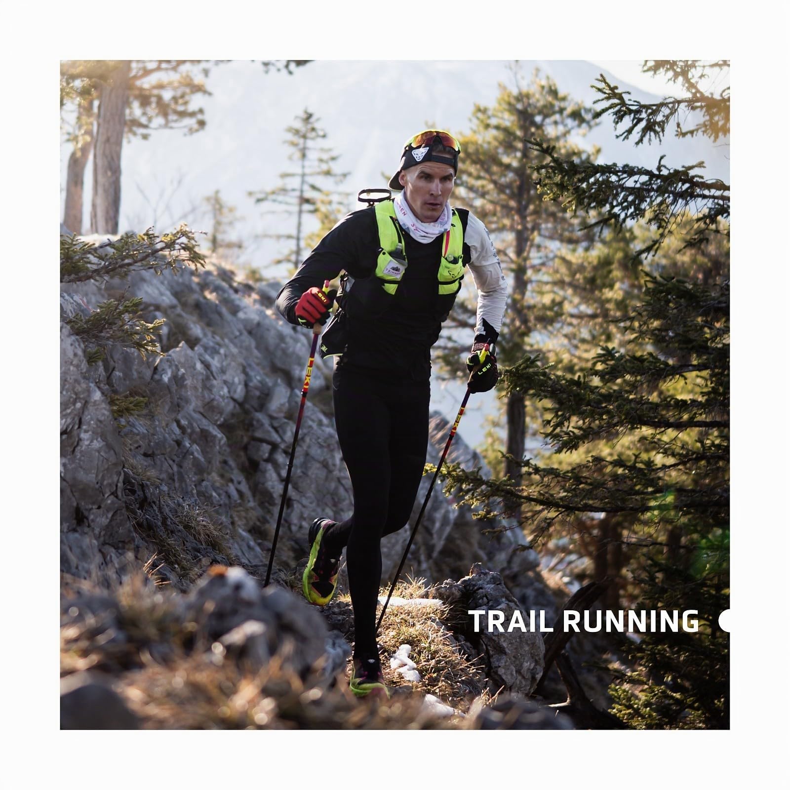 LEKI Evotrail FX.One TA Trailrunning Stöcke Damen & Herren | Aluminium & faltbar | Fixlänge | Ultraleicht
