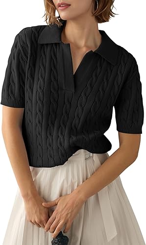 Womens Short Sleeve Sweater To&hellip;