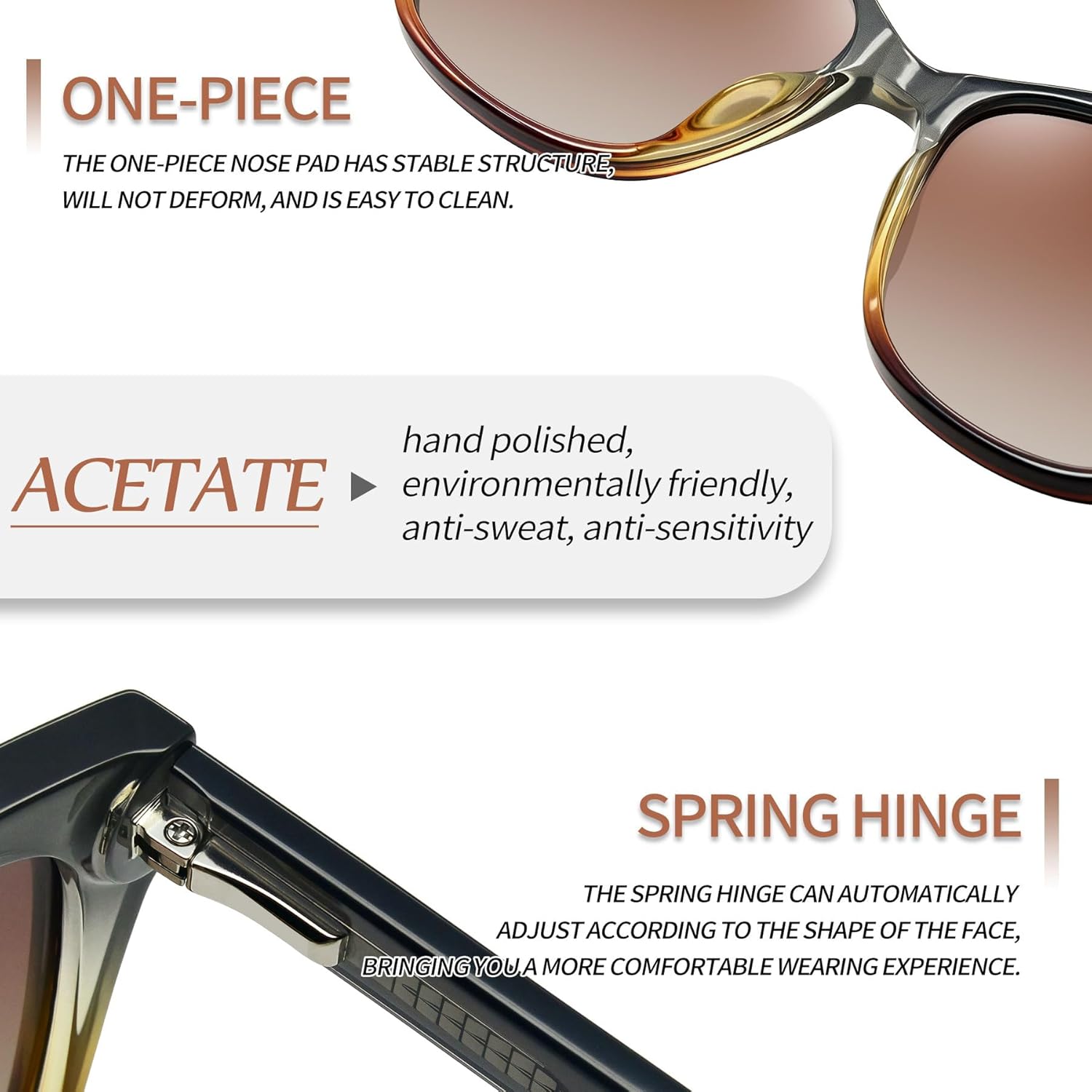 Joopin Oversized Cateye Sunglasses for Women Fashion Cat Eye Sun Glasses UV Protection Ladies Shades Sunnies - Image 5