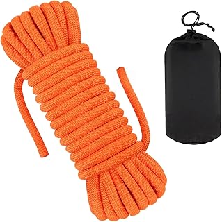THE WHITE SHOP Static Climbing Rope 10M(32ft) Outdoor Rock Climbing Rope