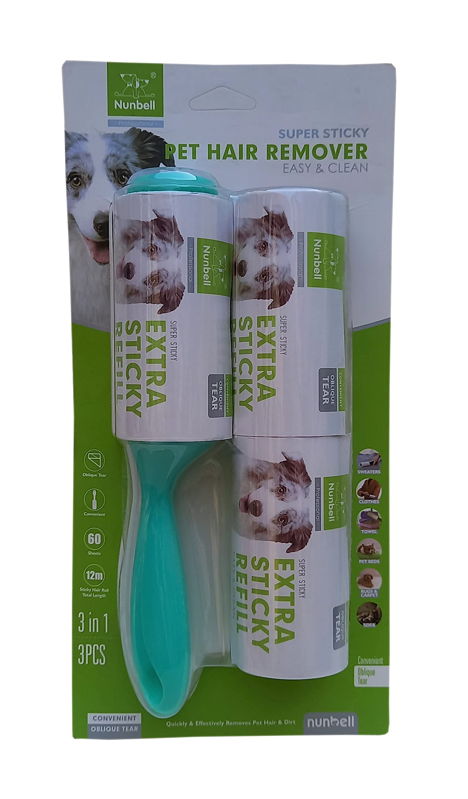 W9 Pet Products Lint Roller with Cover, 60 Sheet Each and 2 Refills for Dog Hair Removal, Dirt, Dust and Fluff from Clothes, Car Seats, Upholstery and Floors (Black) (B0BRT54KJW) Amazon Price History, Amazon Price Tracker
