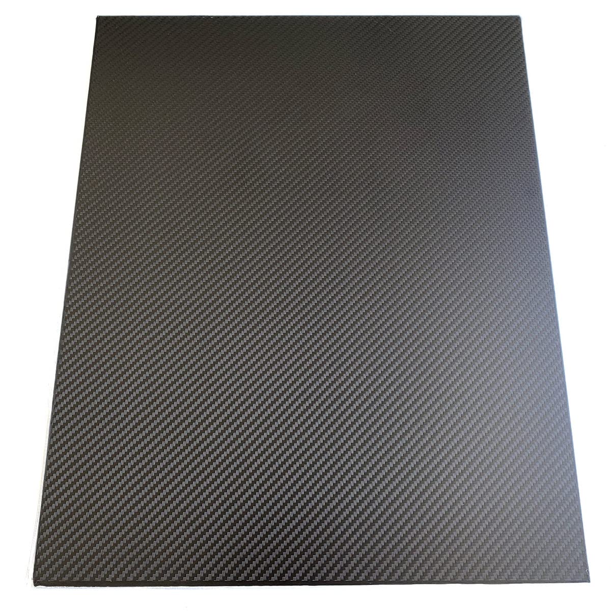 5,0 mm, 500 x 400 x 5,0 mm, 100% płyta z włókna węglowego, laminowana płyta 3K, skośna, matowe wykończenie