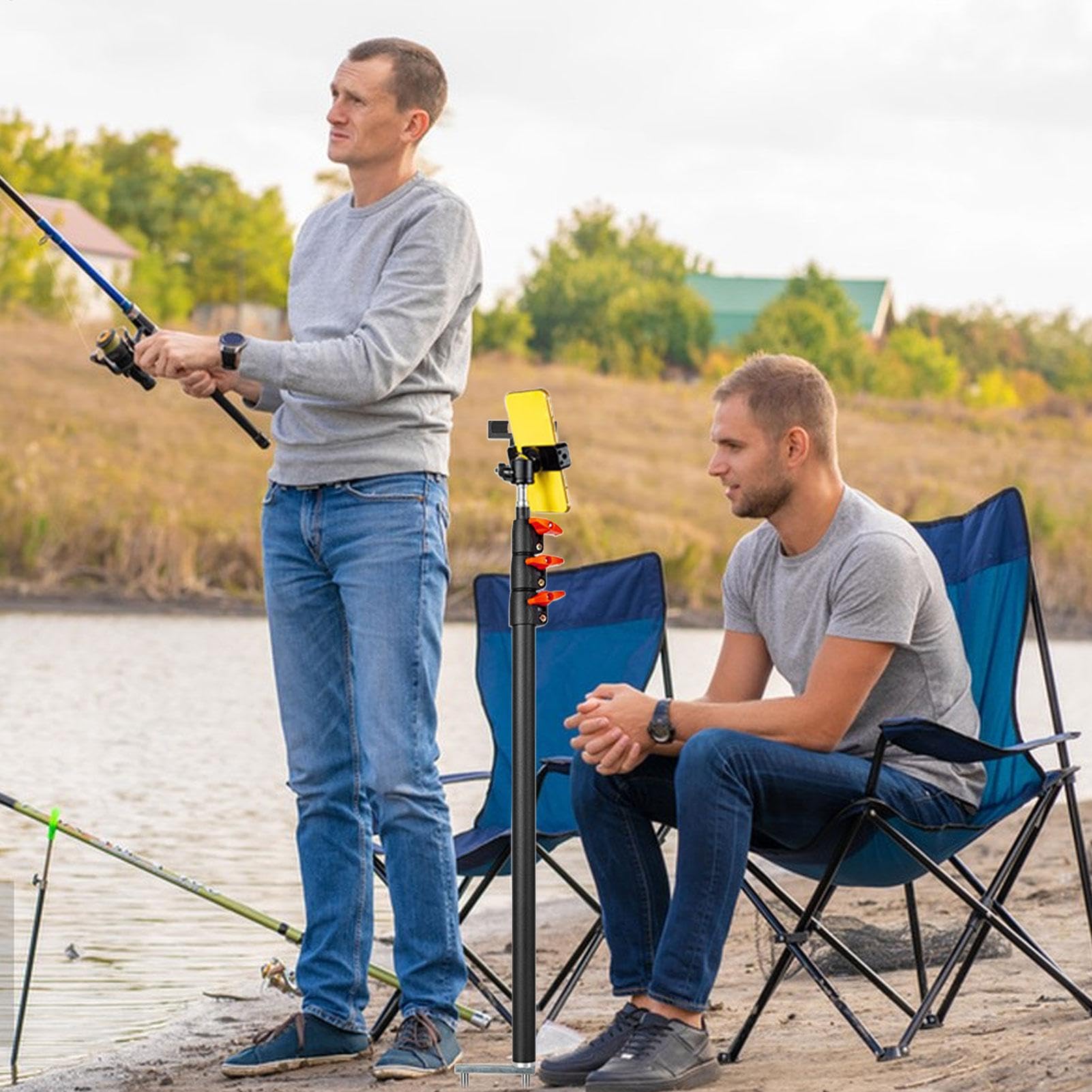 Soporte Para Teléfono Móvil Con Estaca De Suelo Soporte portátil con | Montura Trípode Con Pinchos Compatible Con Transmisión En , Fotografía, Pesca Y Cam