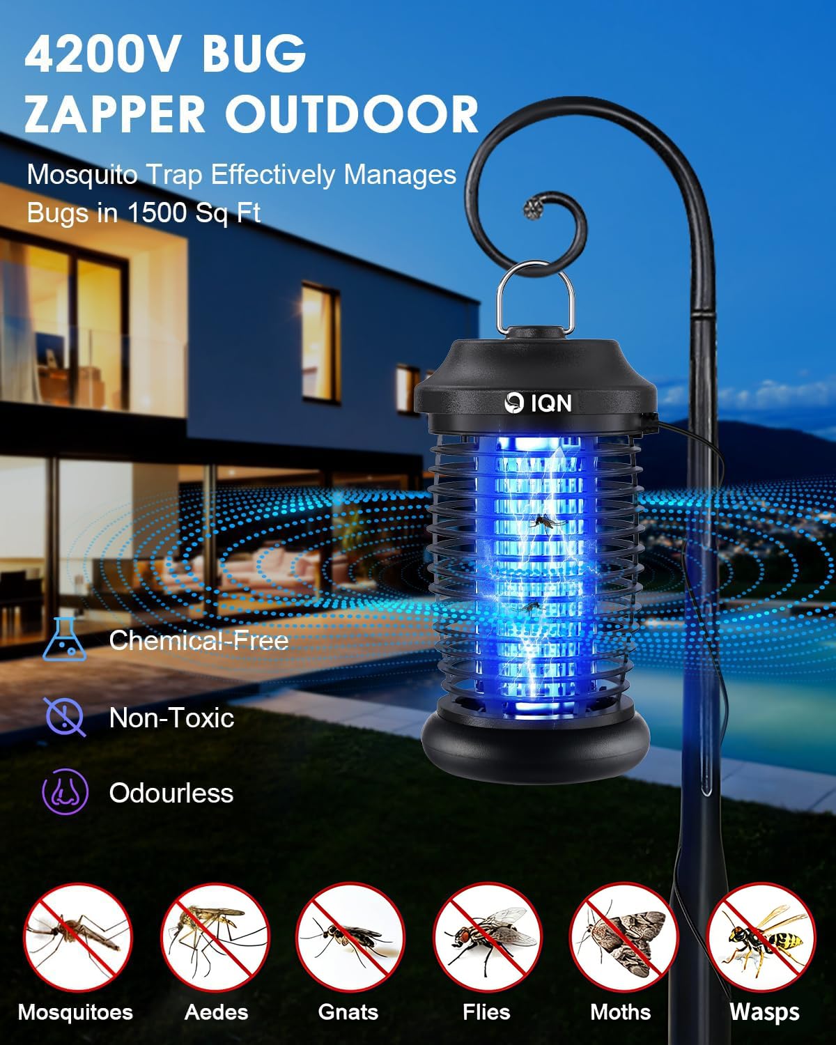 Amazon.com : Outdoor Insect Killer, Mosquito Killer, Electric Fly