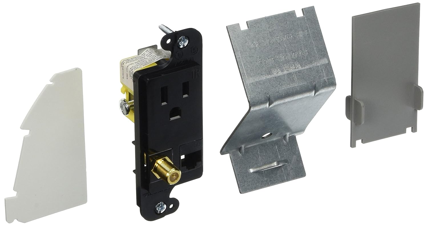 Bryant Electric RJ650BKTR tradeSELECT JLOAD TamperResistant Multimedia