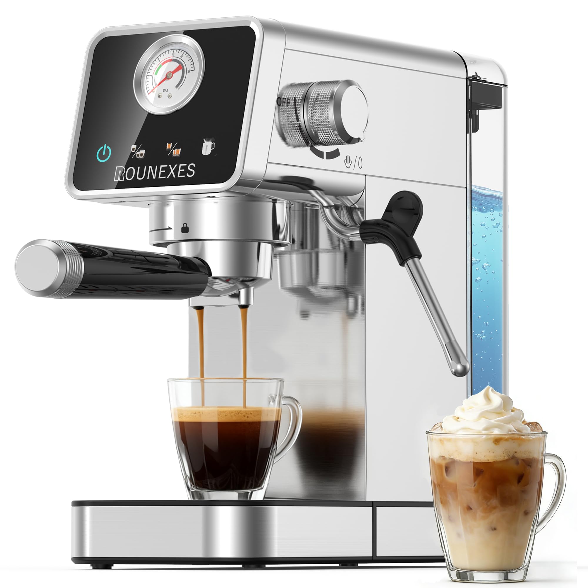 Rounexes 20 Bar Espresso Machine
