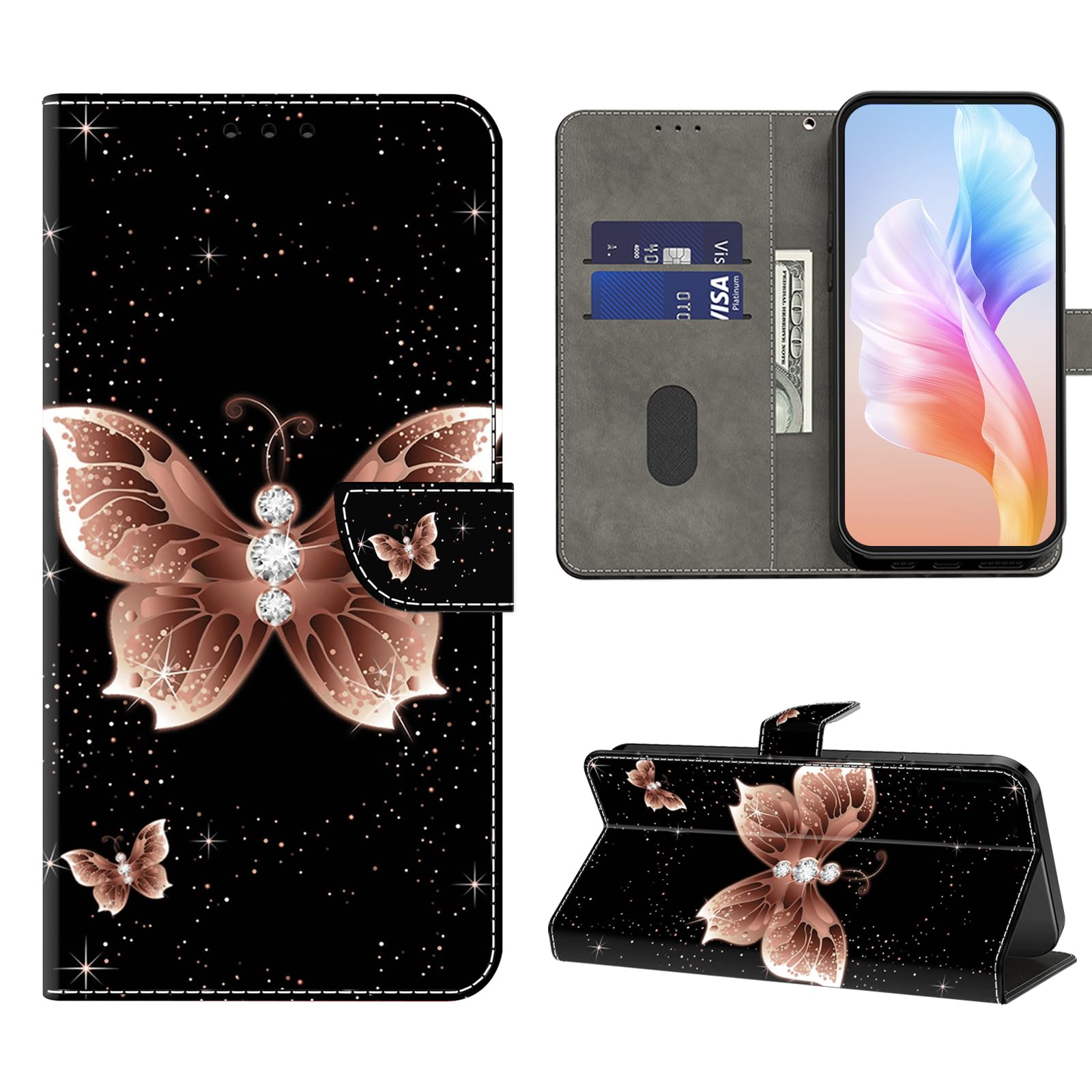 VODEFOX for Samsung Galaxy S20 FE Case,Galaxy S20 FE Wallet Phone Case,PU Leather Flip Folio Protective Cover with Card Holder for Samsung Galaxy S20