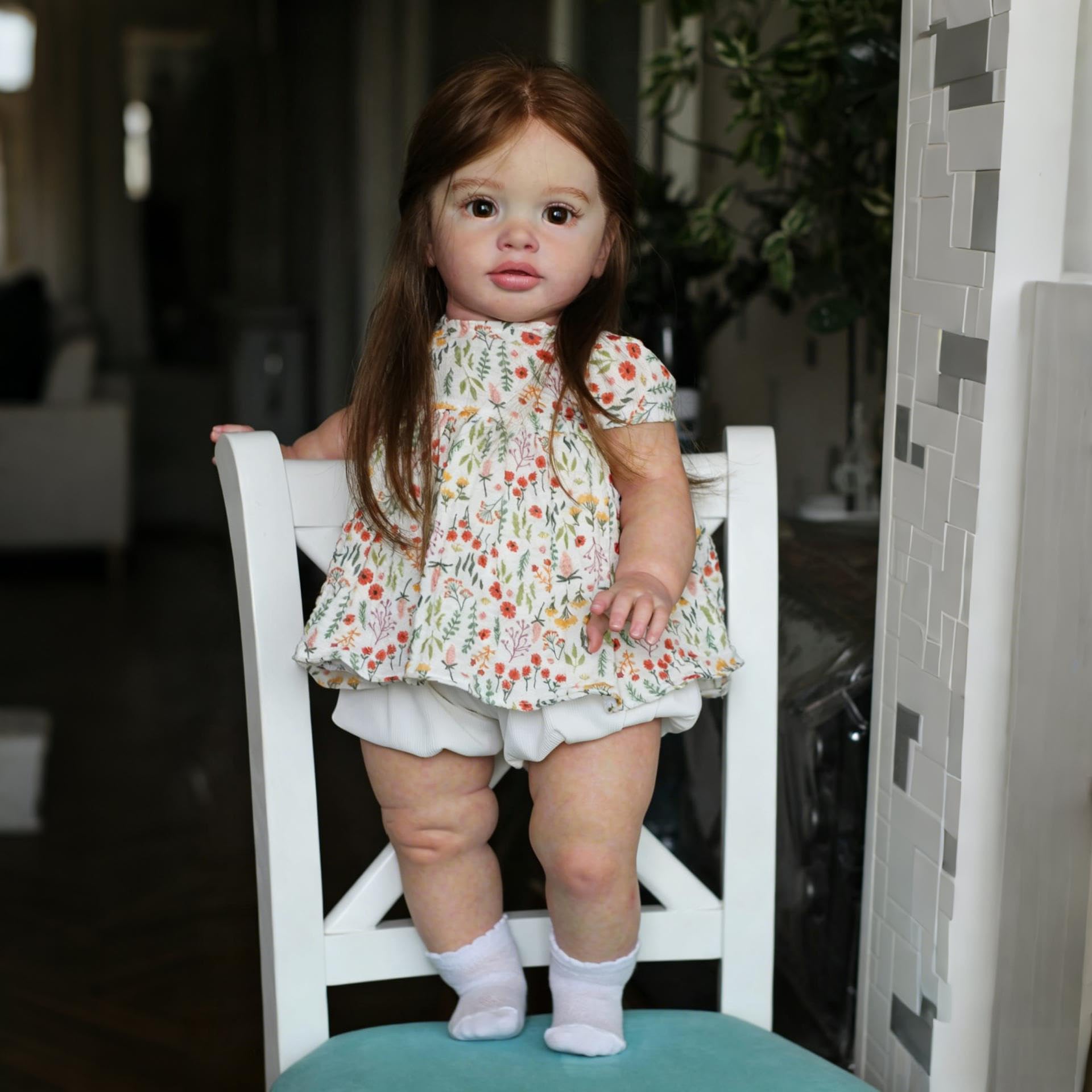 RXDOLL Realistic Reborn Baby Dolls Girl Pippa 26 inch Large Size Reborn Toddler Dolls Soft Cloth Body Lifelike Toddler Baby Dolls that Look Real Silicone Babies Girls Toy Gifts โ image 1
