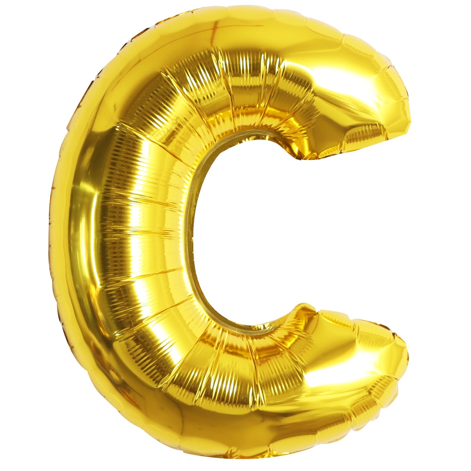 TONIFUL Gold Letter C Balloon 16 Inch Foil Alphabet C Birthday Party Decor — image 1