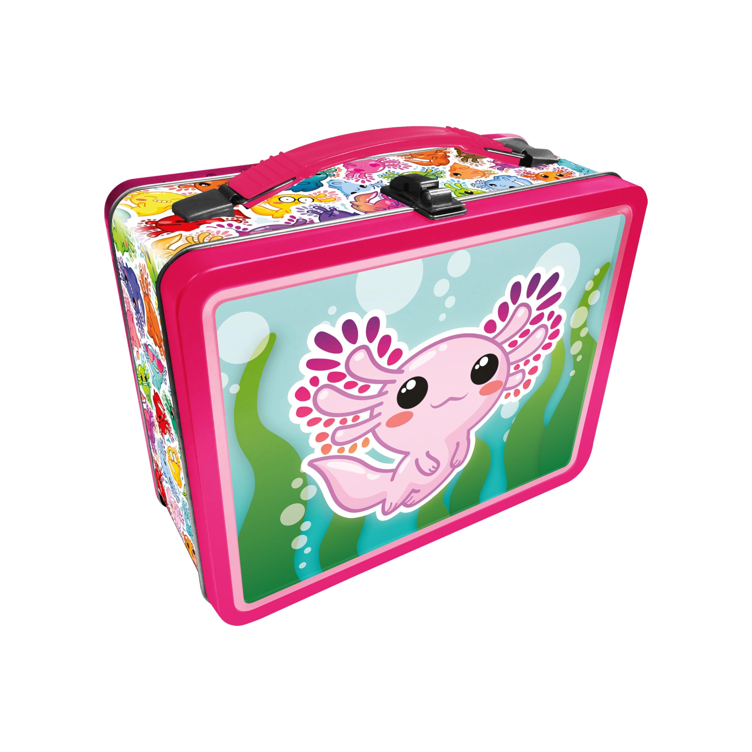 Amazon.com: AQUARIUS Axolotl Fun Box - Sturdy Tin Storage Box with