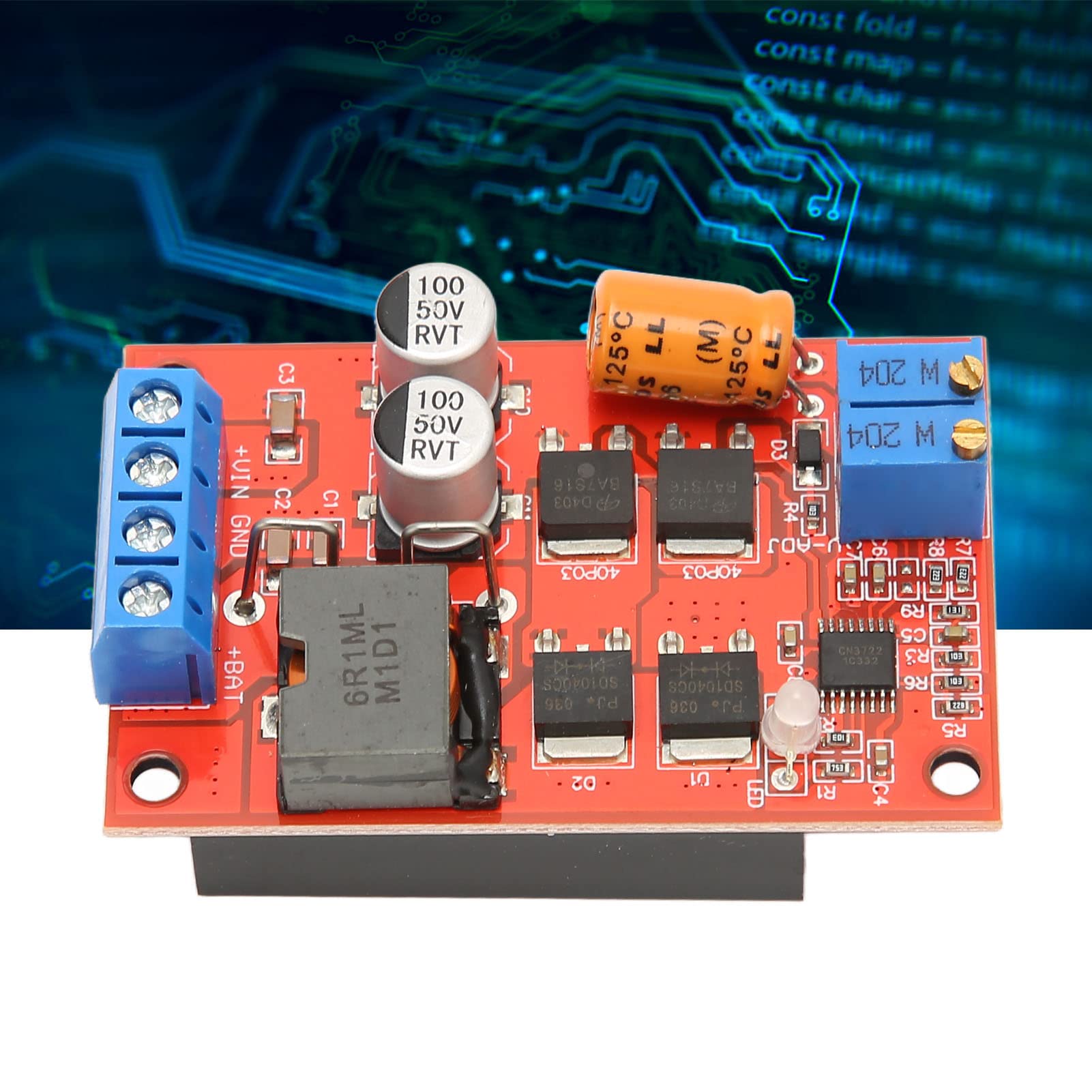 5A MPPT Solarpanel-Laderegler DC 5-26V Stufenlos Einstellbarer Solarladeregler-Regler, CC CW-Automatiksteuerung, für 9V-12V-18V-24V-Solarmodule Zum Laden von Batterien