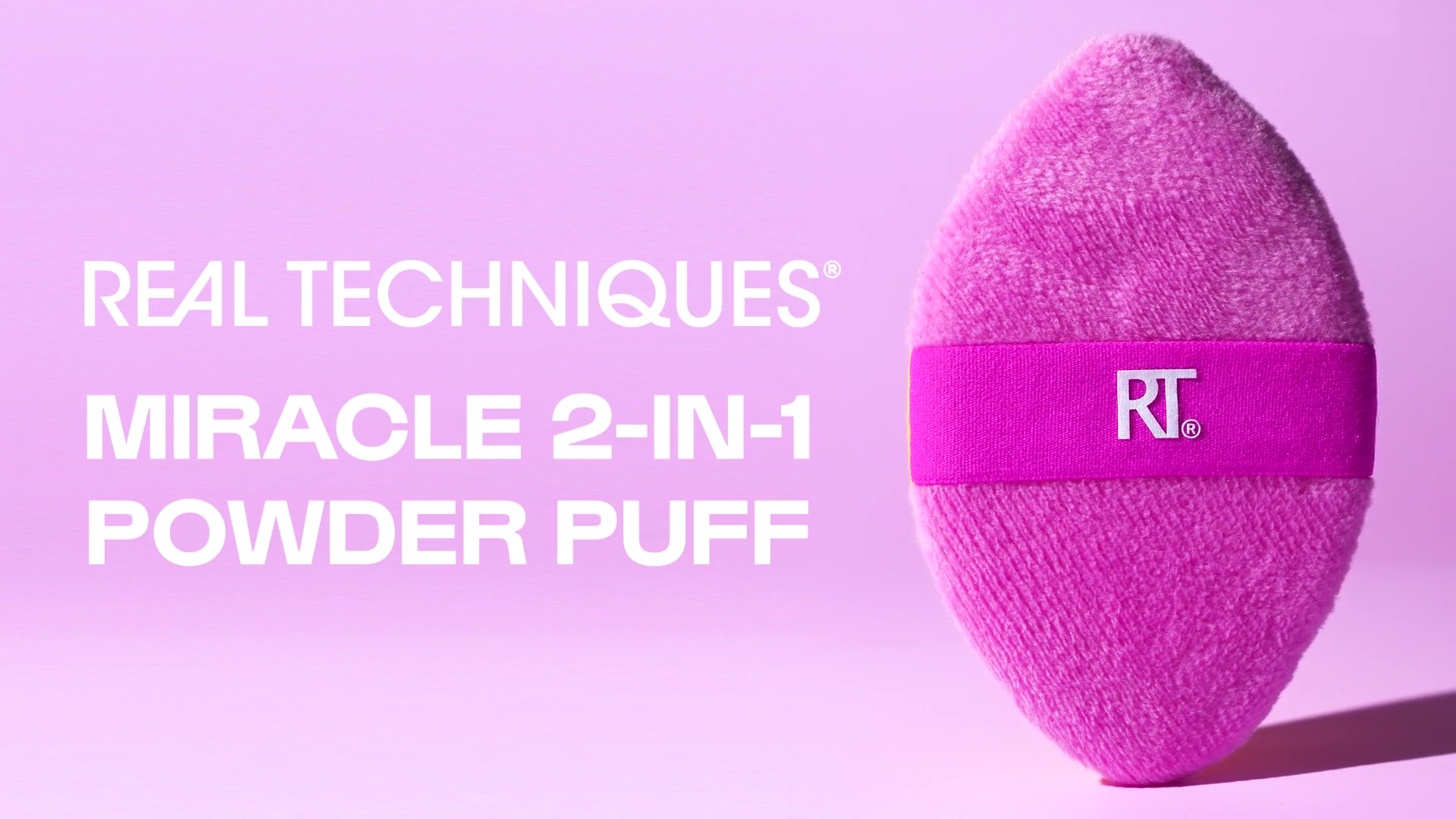 Amazon.com: Real Techniques Miracle 2-In-1 Powder Puff 2 Pack