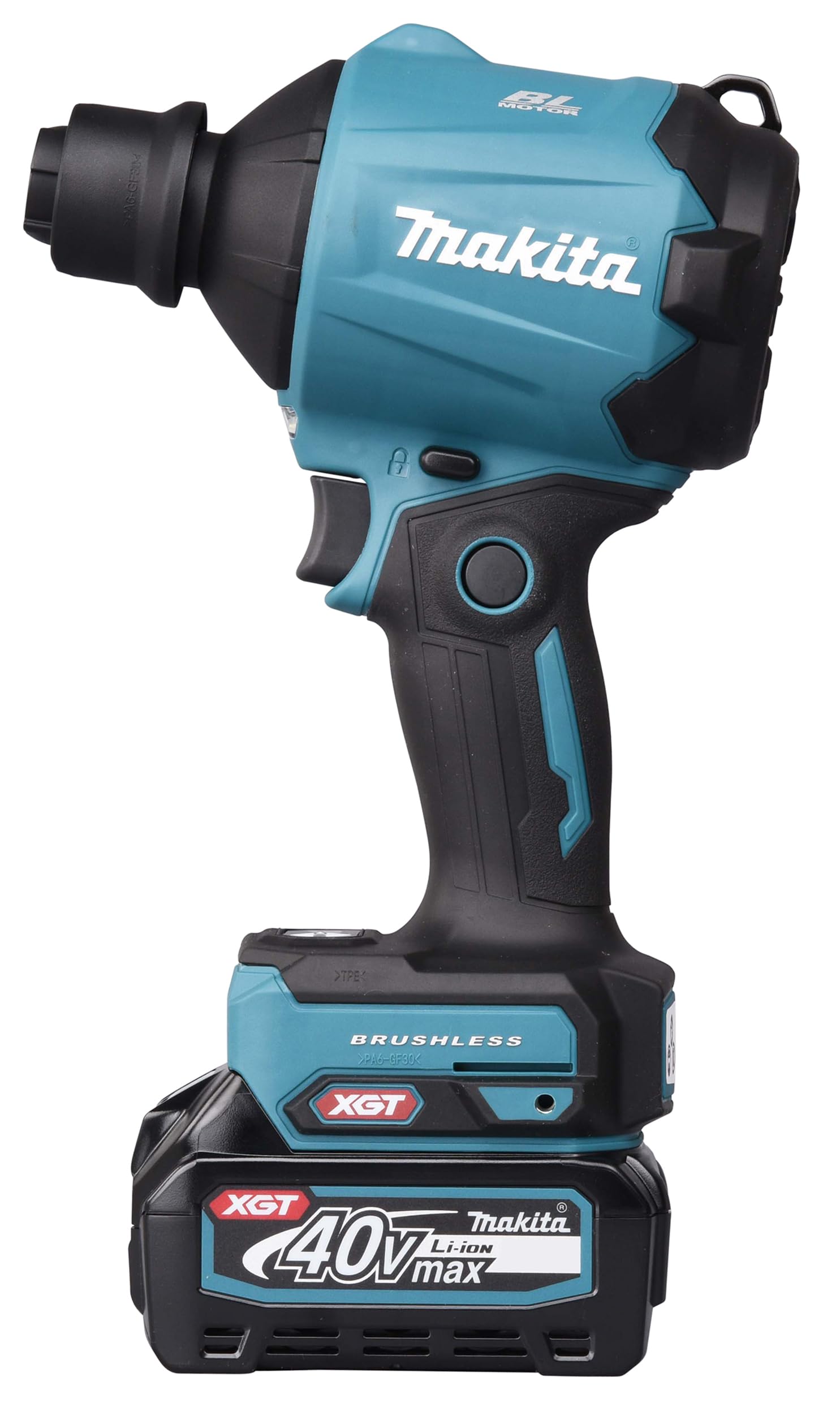 Makita AS001GA102 Ventilateur sans Fil 40 V Max. / 2,0 Ah 1 Batterie + Chargeur dans Un Sac de Transport Bleu pétrole