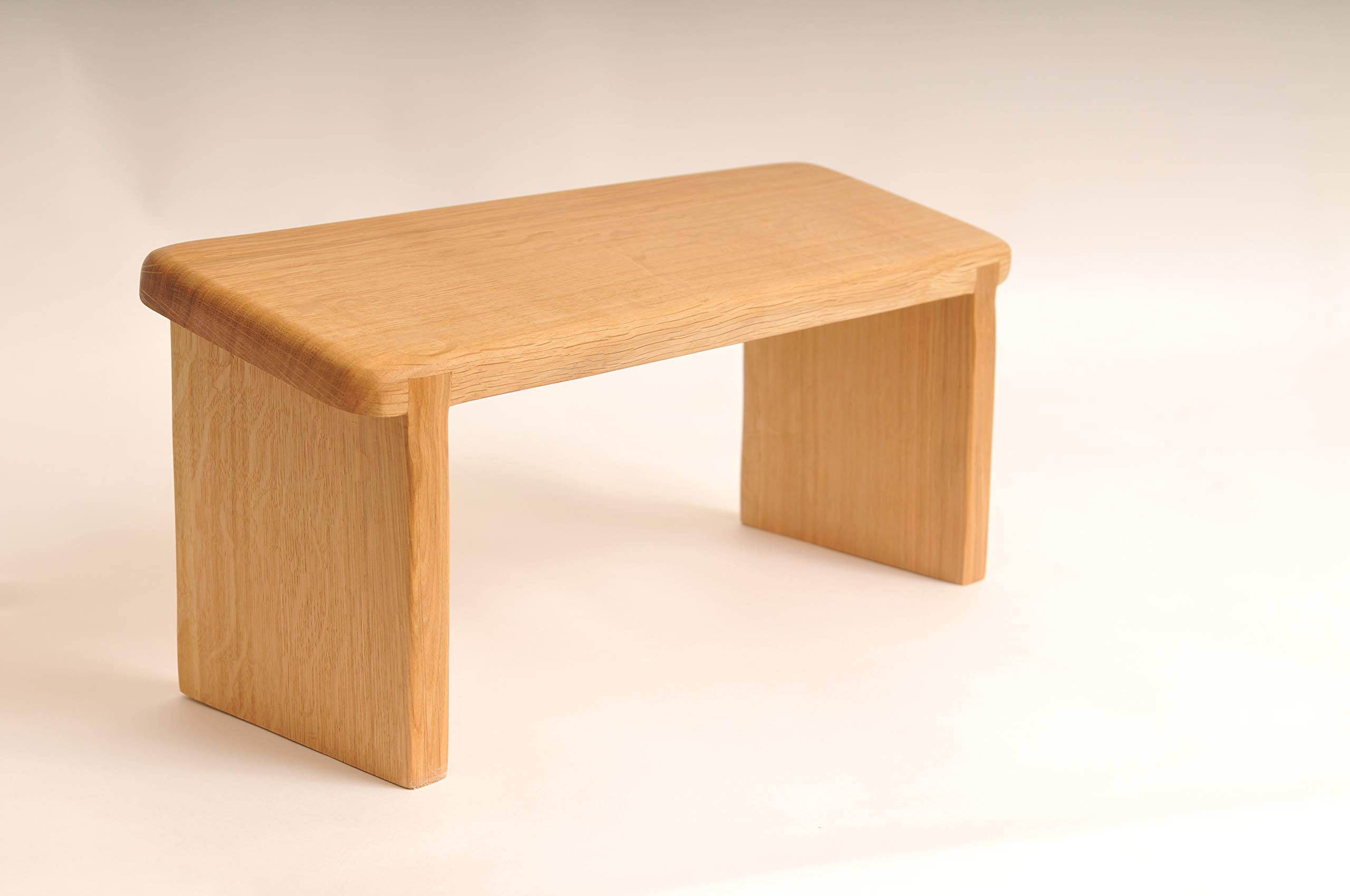 Fixed leg Meditation Bench (Extra Tall, Natural oil)