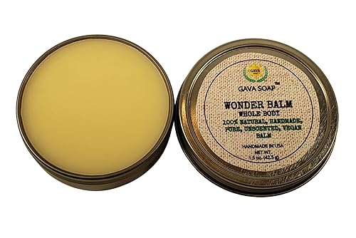 Wonder Balm todo el cuerpo, todo natural, hecho a mano, puro, sin perfume, bálsamo vegano.