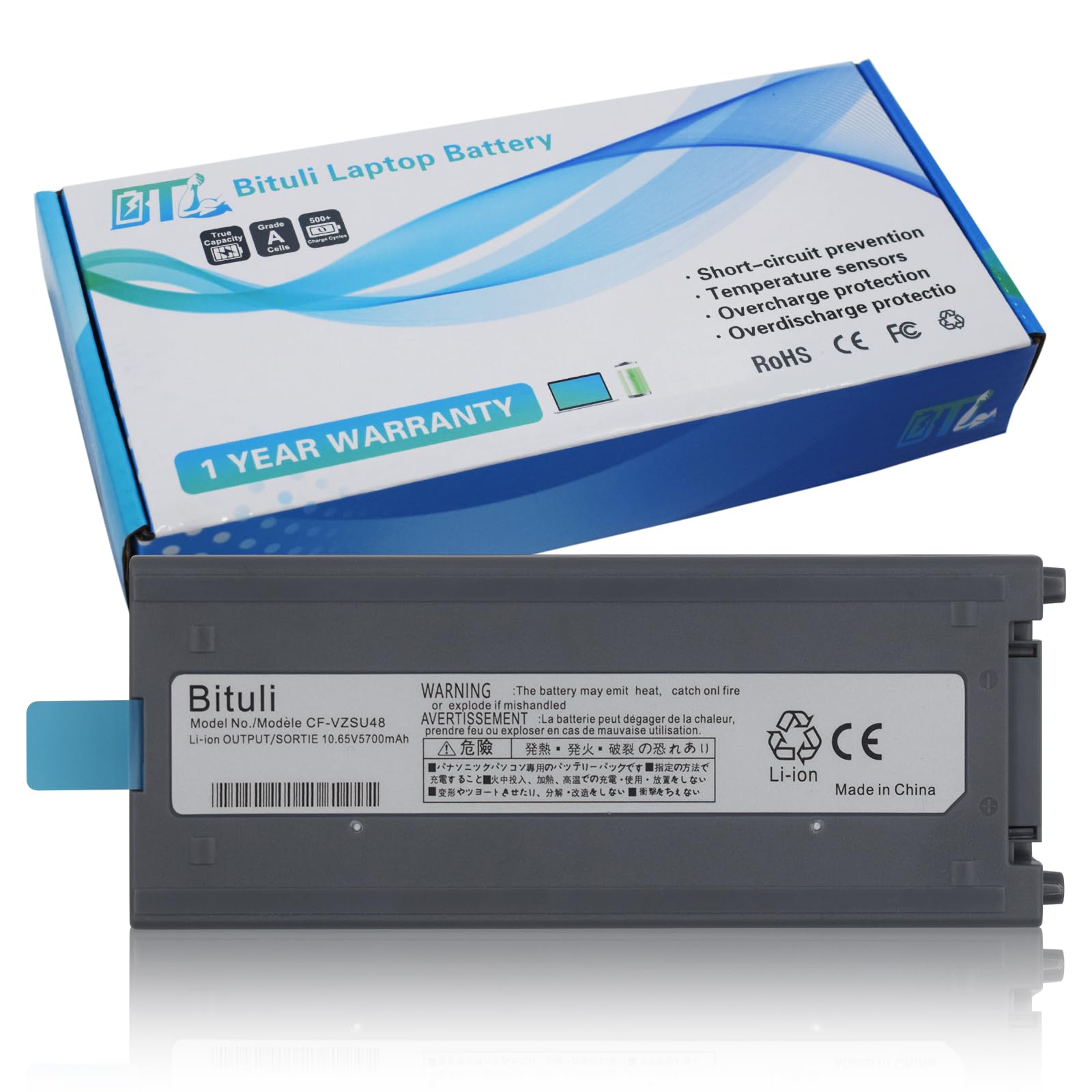 Amazon.com: Bituli CF-VZSU48 Laptop Battery Replacement for