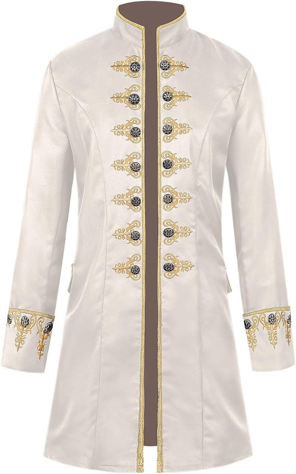Halloween Costume Men's Steampunk Medieval Jackets Coat Gothic Retro Terrifier Jacket Wizard Trench Coat Rock Joker Horror Clothing Costume Fancy Dress Costumes