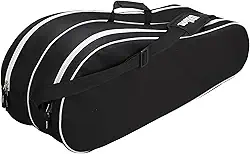 WILSON Bolsa de tênis Advantage II, pacote com seis, preto/branco