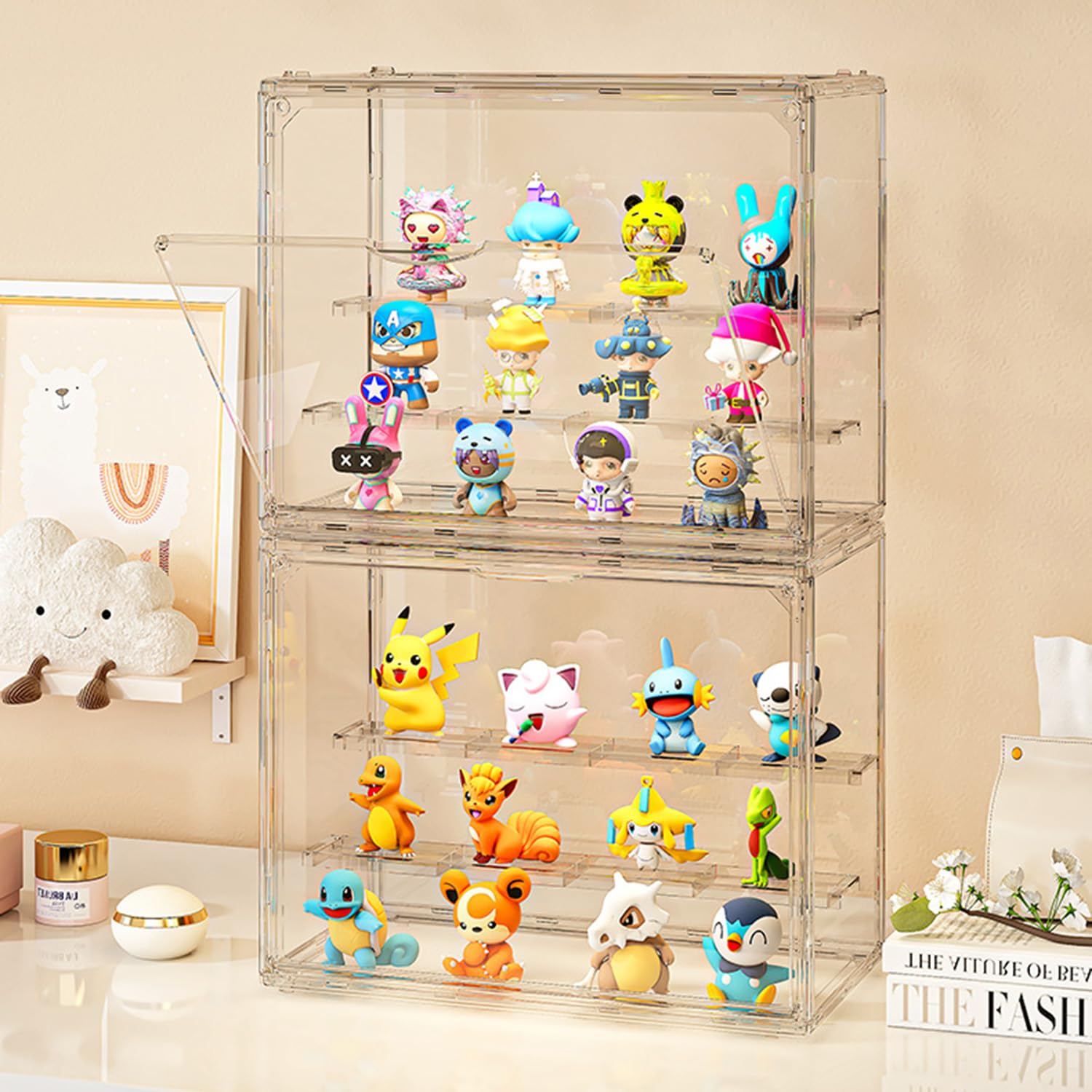 Amazon.co.jp: フィギュアケース コレ ショーケース 長30×幅18×高さ